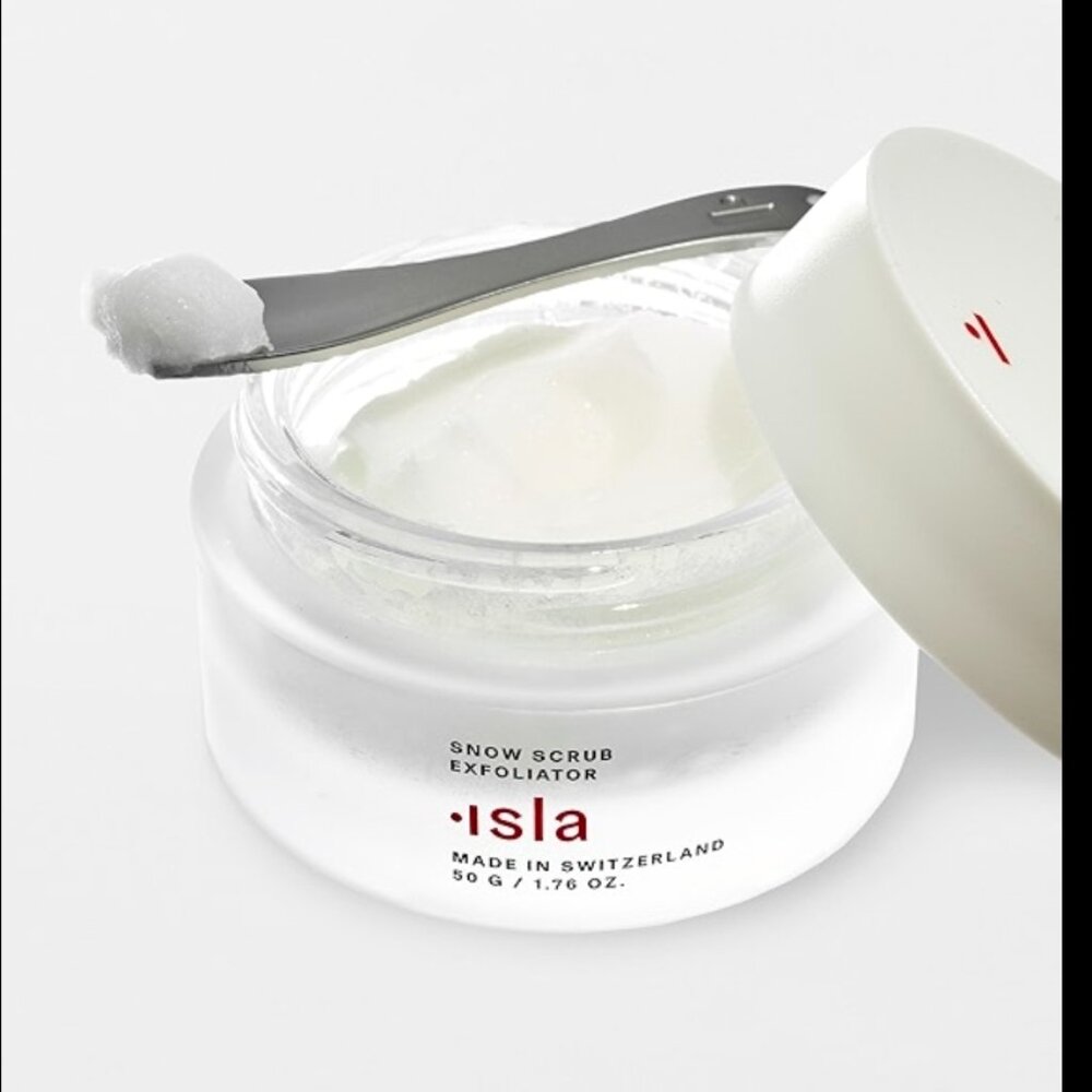 Isla+ Snow Scrub Face Exfoliator 1.76 oz NIB!  $62 MSRP
